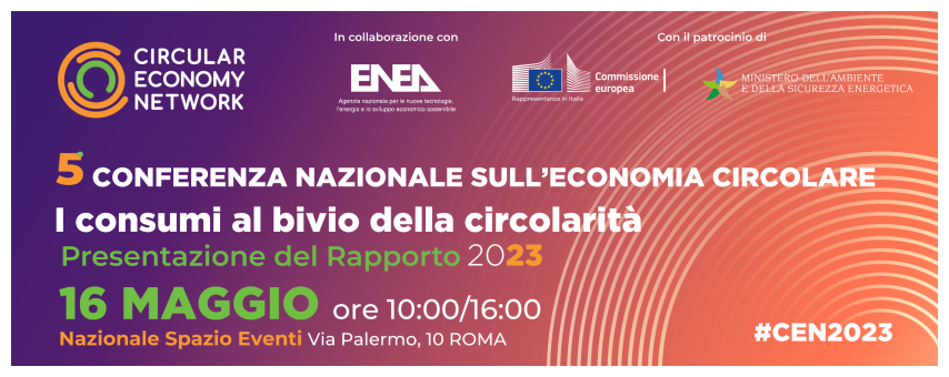 Banner Conferenza  Nazionale Economia Circolare