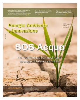 Copertina rivista EAI_ Numero intitolato SOS Acqua