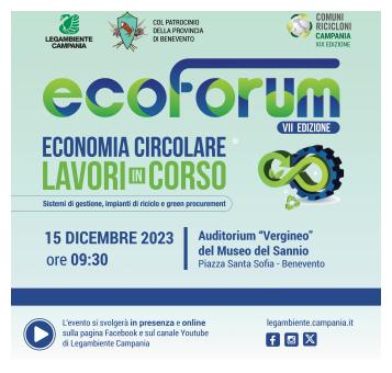 Ecoforum rifiuti campania 2023