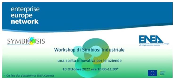 Locandina Promo workshop simbiosi industriale