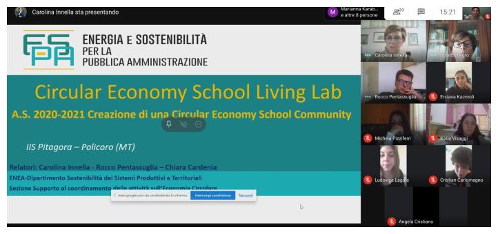 Locandina Lancio Circular Economy School LivingLab