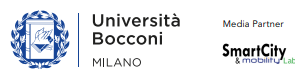 Logo dell'Università Bocconi e dell'Osservatorio Smart City