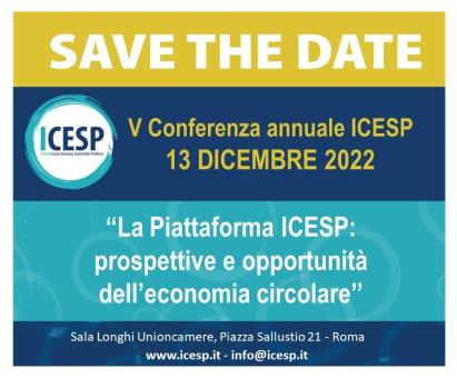 Save the date quinta conferenza annuale ICESP